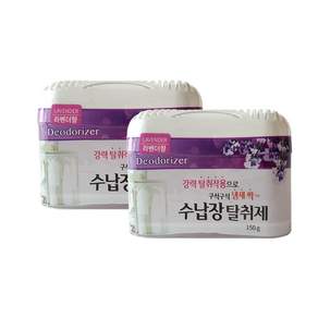 해피룸 수납장 탈취제 150g 라벤더향 1+1 한셋트, 2개