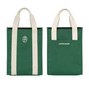까스텔바작 골프 데일리 남녀공용 캔버스백 골프 신발 주머니 피크닉 가방 소품 가방, 1개, 그린