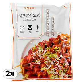 테오푸드 맛있게 매운 제천빨간오뎅, 2개, 390g
