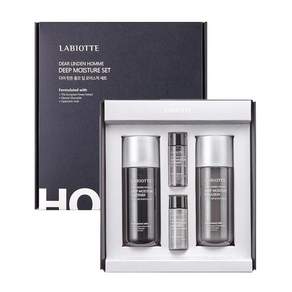 [남성용] 디어 린든 옴므 딥 모이스처 세트(소프너+에멀전+20ml 미니어처), 1개, 340ml