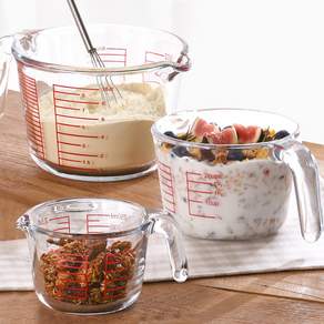 네오플램 내열유리 계량컵 눈금 비이커 3p세트 250ml+500ml+1000ml, 1개