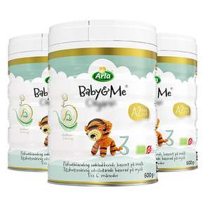 Arla 키즈 앤 미 A2 분유 3단계, 3개, 600g