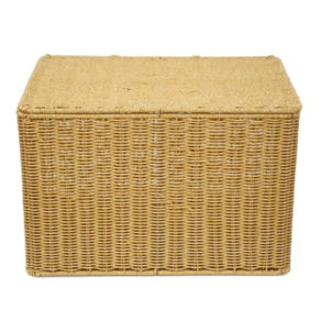 쏠리또 내츄럴 PP라탄 덮개사각바구니 옵션2(40x26x27cm), 안감없음, 1개, 덮개 옵션2번 옅은갈색(light brown)
