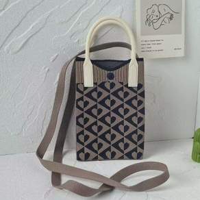 니트 크로스백 미니 손목 가방 [1+1], 2개, 14