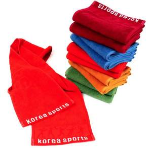 리빙유진 스포츠타올 헬스 등산 땀 수건 100% 면, 청색, 스포츠 타올 4장, 4개