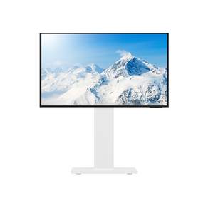 틱툭탁 알프스 티비 스탠드 75인치 86인치 대형 TV 삼성 LG 호환 튼튼한 거치대, 화이트, 1개