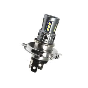 오토바이용 H4 HS1 8W 18LED 전조등, 1개