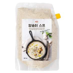 SCK 양송이 크림 스프 1KG 무방부제 무첨가제 속이 편한 스프 생양송이만 사용, 1개