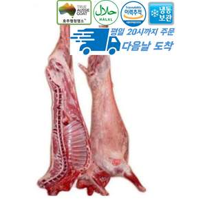 [행복미트] 호주산 껍데기없는 염소 고기 토막 절단 지육 (고기+뼈) 5kg내외 Halal Goat Meat [당일발송], 5kg, 1개