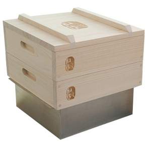 세이로무시 나혼* 편백찜기 2단 풀세트 홈파티, 가로 315 x 세로 300 x 높이 292 mm, 1개