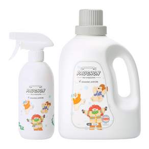 뽀숑 강아지 고양이 탈취제 2.5L+500ml 세트 무향 무살균제 강력탈취 반려동물 오줌냄새제거, 1세트, 3L, 순수한 무향 2.5L+500ml