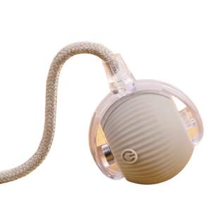 제이셀르 자동으로 움직이는 반려동물 장난감 강아지 자동 공놀이 장난감, 그레이, 1개