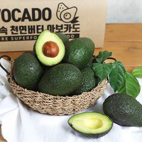 장보남 정식 수입통관 아보카도 2kg(9-13과), 1박스