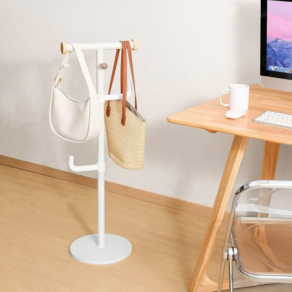 홈치치 가방걸이 스탠드 행거, 화이트