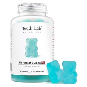 유니치 테디 랩 헤어 부스트 구미 프로, 1개, 60정