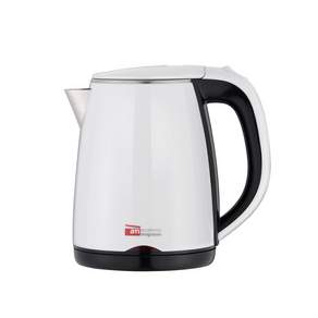 이태리 am 전기포트 1L 304 통스텐 커피포트 전기주전자 티포트 백화점브랜드 저소음 일체형 파스텔, 화이트(JH110W)