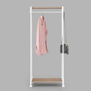 아이템톡 FLEX 스탠드 선반 행거, 아카시아