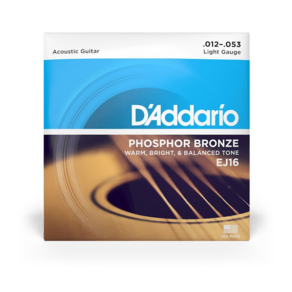 다다리오 어쿠스틱 기타 스트링, EJ16 PHOSPHOR BRONZE, 1개