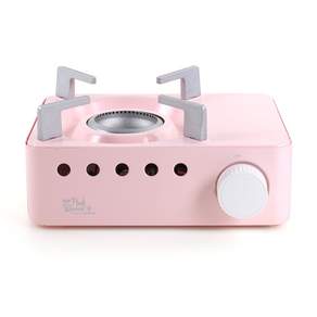 핑크블룸미니플러스 휴대용가스버너 러블리 감성캠핑 고화력, 핑크, 1개