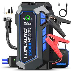 로푸 Q18 4in1 점프스타터 에어펌프 보조배터리 2500A 12V, 8000mAh, 1개