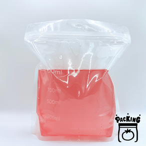 요리를그리다 투명 육수저장팩 국물지퍼백 1000ml 18x26, 대(L), 50개입, 1개