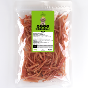 원데이 강아지 수제간식 8종, 1세트, 250g, 돼지귀 슬라이스 소프트