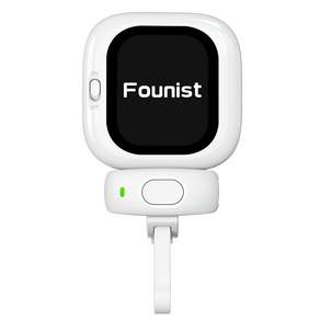 Founist 브이로그 미니 셀카모니터 맥세이프 자석 후면 미러링 AMOLED 스크린 700니트 아이폰 5-12 13 14 15 16 Pro 브이로그 라이브 스트리밍용 적용, Vlogmate mini, 1개