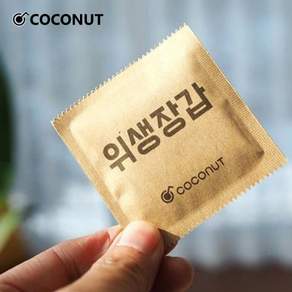 코코넛 친환경 플러스팩 개별포장 일회용 위생 비닐장갑 벌크 200팩 1팩2매, 1개, 400개입