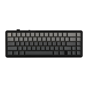 [독거미 신상] EPOMAKER x AULA F65 65% 핫스왑 가스켓 마운트 유무선 기계식 키보드, Black, LEOBOG Greywood V3