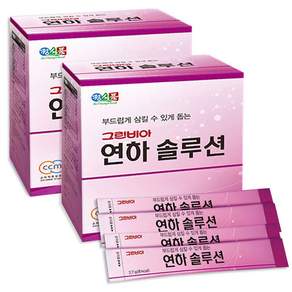 정식품 그린비아 연하솔루션 2BOX (삼킴장애 환자용 분말 연하보조식), 2.7g, 100개