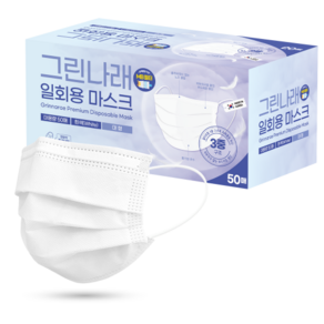 국내생산 MB필터 일회용마스크 50매 비말차단 덴탈마스크, 50개입, 1개, 화이트