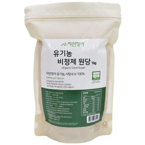 자연정미 유기농 비정제 원당 설탕, 1개, 1kg