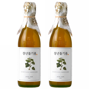 저온압착 청년 들기름, 2개, 350ml