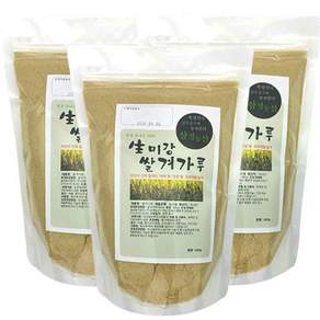 삼정농산 쌀겨 생미강, 600g, 9개