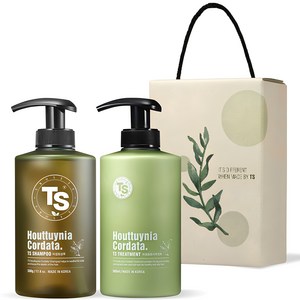 TS 어성초 탈모 샴푸 500g + 탈모 트리트먼트 500ml 선물세트, 1세트