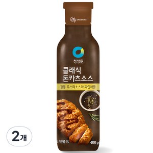 청정원 클래식 돈카츠 소스, 400g, 2개