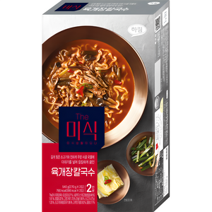 더미식 육개장 칼국수 270g, 2개