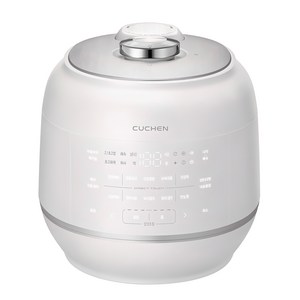 쿠첸 2.1 초기압 121 마스터+ 풀스테인리스 IH 전기 압력밥솥 6인용, CRT-PBWP0610SR, Blossom White