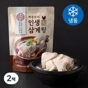 백종원 인생 삼계탕 (냉동), 1200g, 2팩