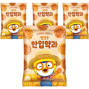 어니스트에프엔비 뽀로로 한입약과, 120g, 4개