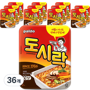 팔도도시락 컵라면 86g, 36개