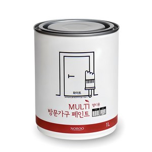 노루페인트 방문가구용 페인트, 화이트, 1L, 1개