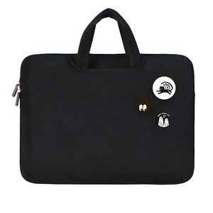 디스트 스윗멜로우 노트북파우치, 블랙, 1개