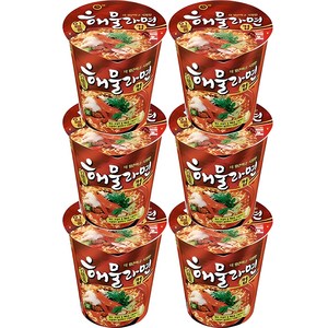 팔도 일품 해물라면 컵라면, 6개