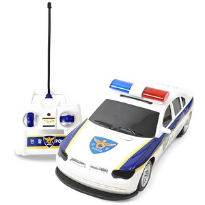 비앤씨 1:18 경찰차 RC카, 혼합색상, 1개
