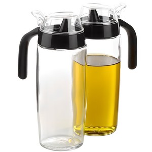 시노글라스 원터치 오일병 블랙, 500ml, 2개