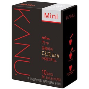 카누 콜롬비아 다크로스트 아메리카노 미니스틱, 0.9g, 10개, 10개입
