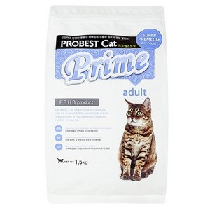 프로베스트 캣 프라임 어덜트 사료, 1.5kg, 1개, 닭