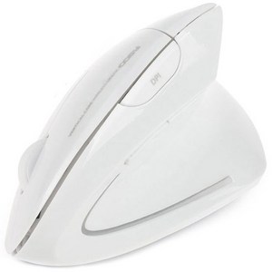 코시 버티컬 케어 무선 마우스 M3015WL, 화이트