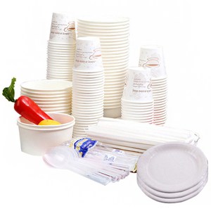 서연 일회용 캠핑 용기 세트, 440개, 1개